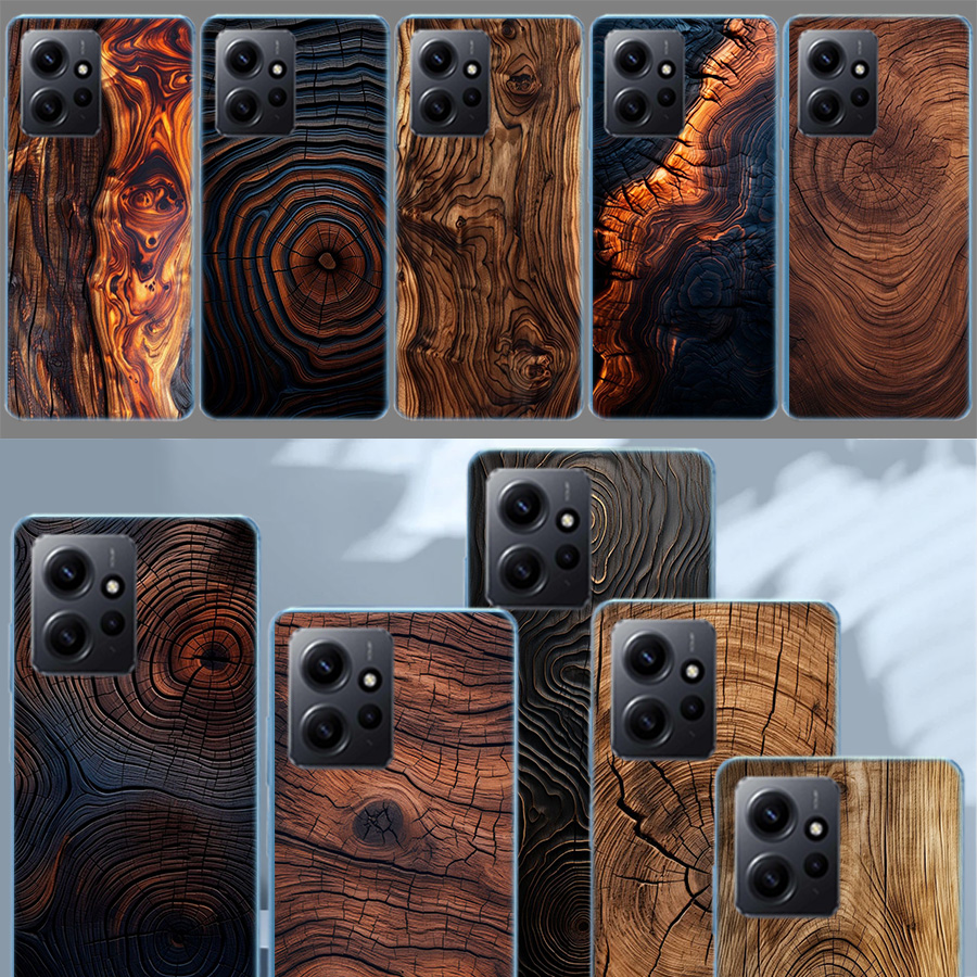 Phone Cases Com - Casing HP Tekstur Kayu Untuk Redmi