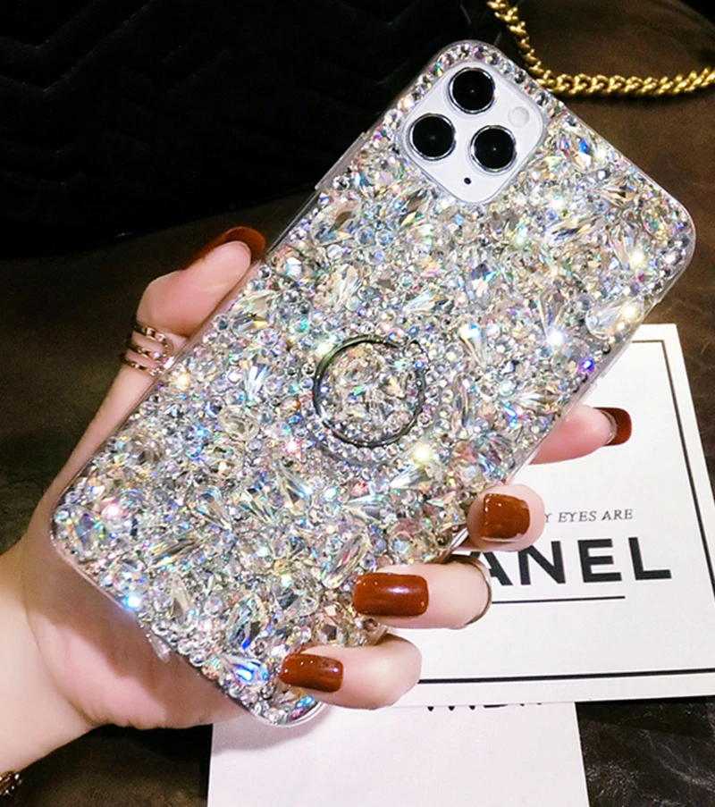 Phone Cases Burga - Casing Glitter Warna Berlian Imitasi Fashion