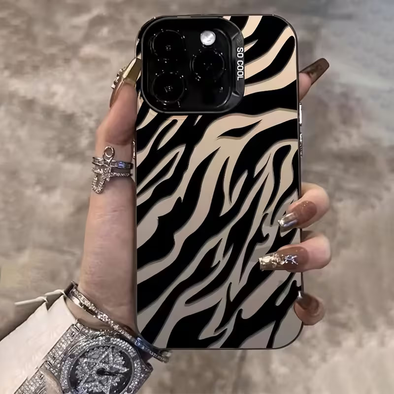Phone Cases Popular - Casing Ponsel Motif Zebra Hitam IMD