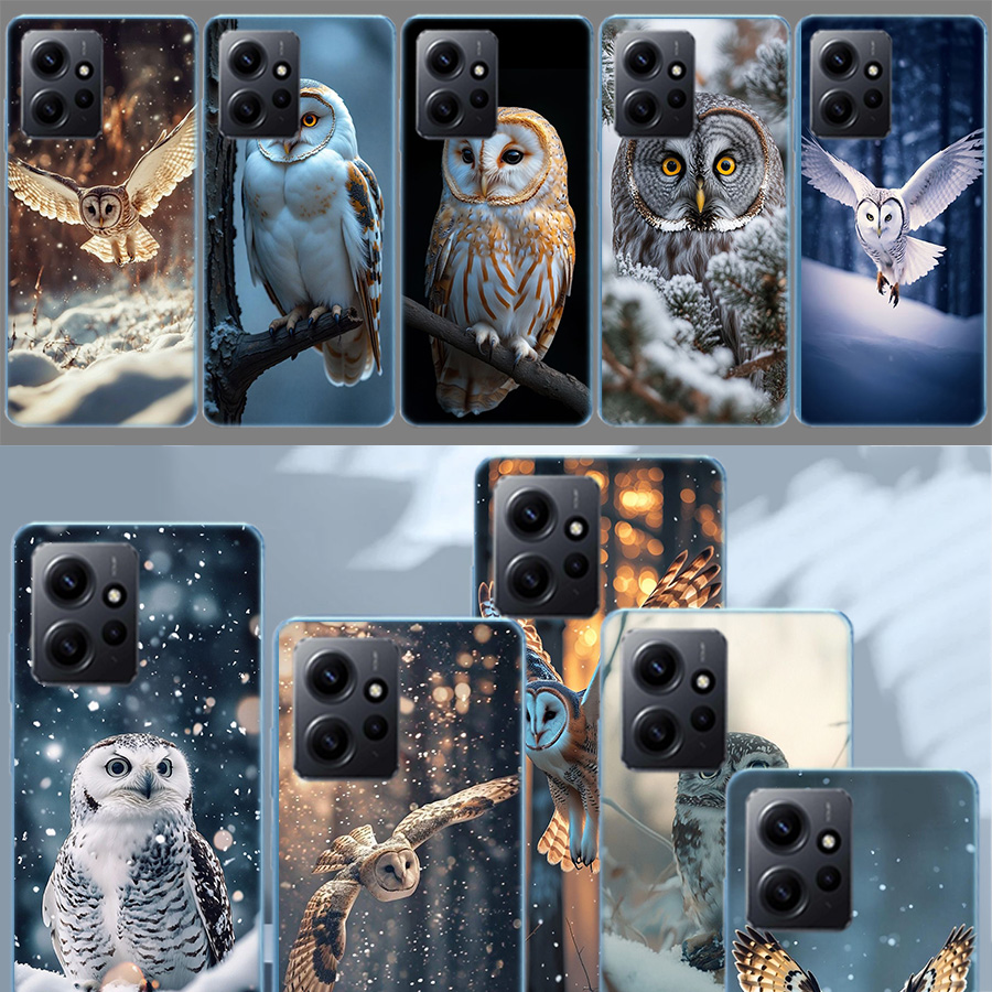 Phone Cases Com - Casing Ponsel Burung Hantu Musim Dingin
