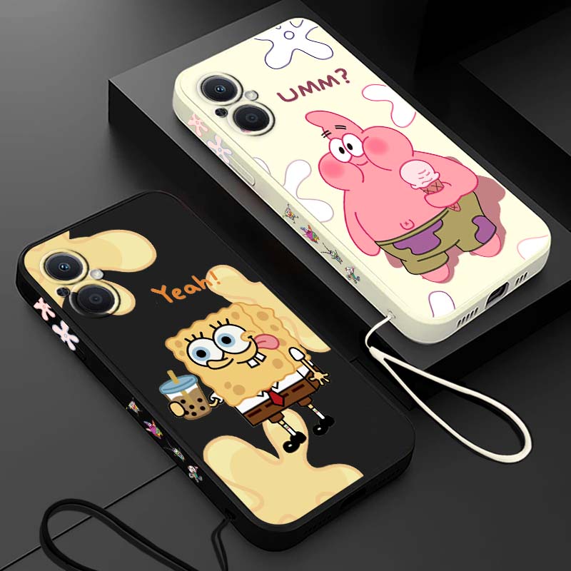Silicone Liquid Case - Casing HP Cairan Tali Karet Kiri