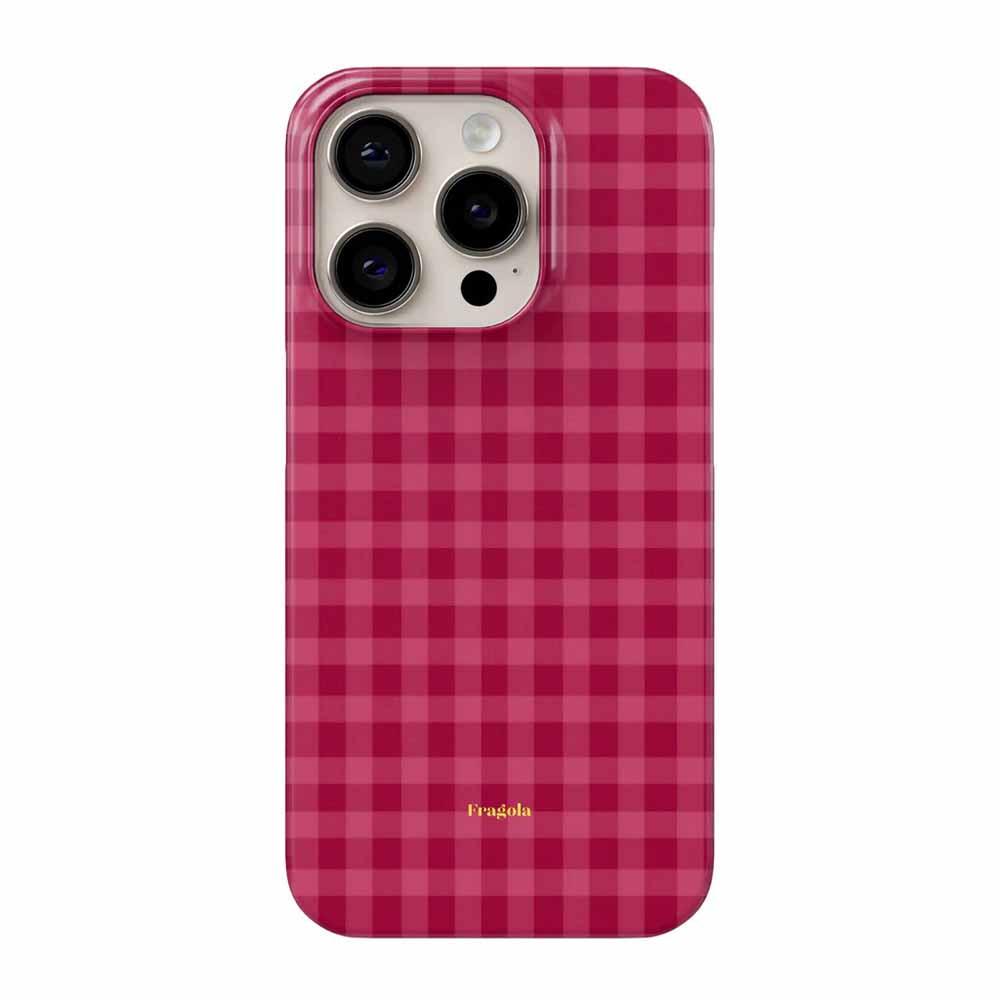 Phone Cases Burga - Casing HP Korea Retro Motif Kotak-Kotak