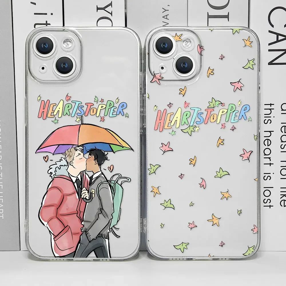Phone Cases Pinterest - Heartstopper casing ponsel IPhone, penutup belakang
