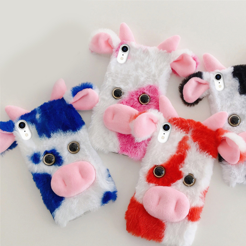 1Pcs Casing Ponsel Motif Sapi  - Phone Cases Iphone ulasan dan harga