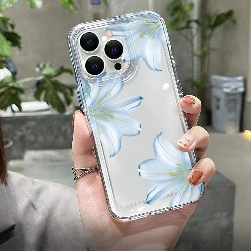 Casing Ponsel Bunga Lily Putih - Phone Cases Popular ulasan dan harga