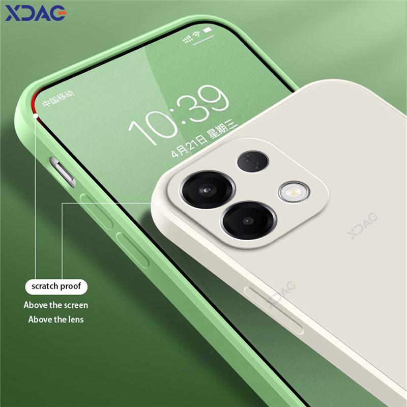 Casing Ponsel Permen Mewah unt - Silicone Liquid Case ulasan dan harga