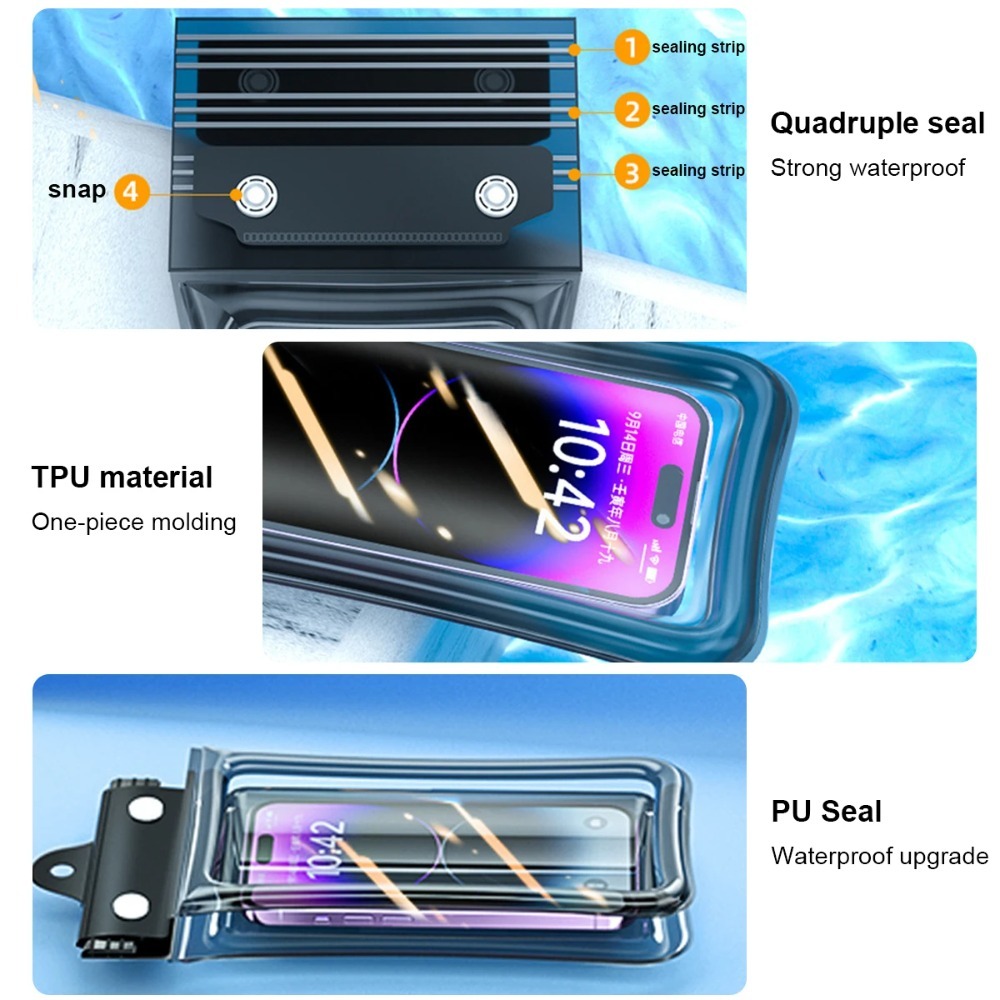 Kantong Ponsel Transparan Taha - Phone Cases Beach ulasan dan harga