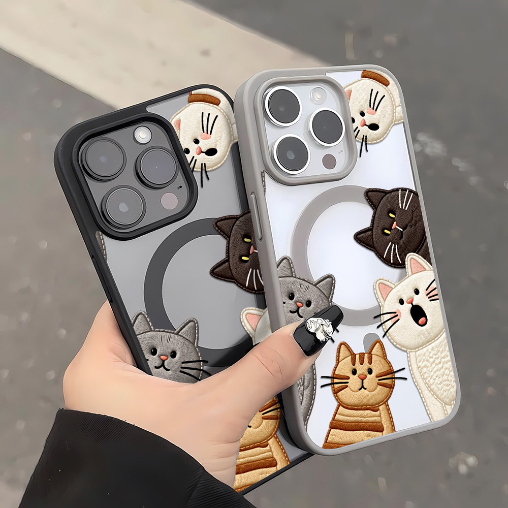 Casing HP Kucing Bordir Imitas - Phone Cases Popular ulasan dan harga