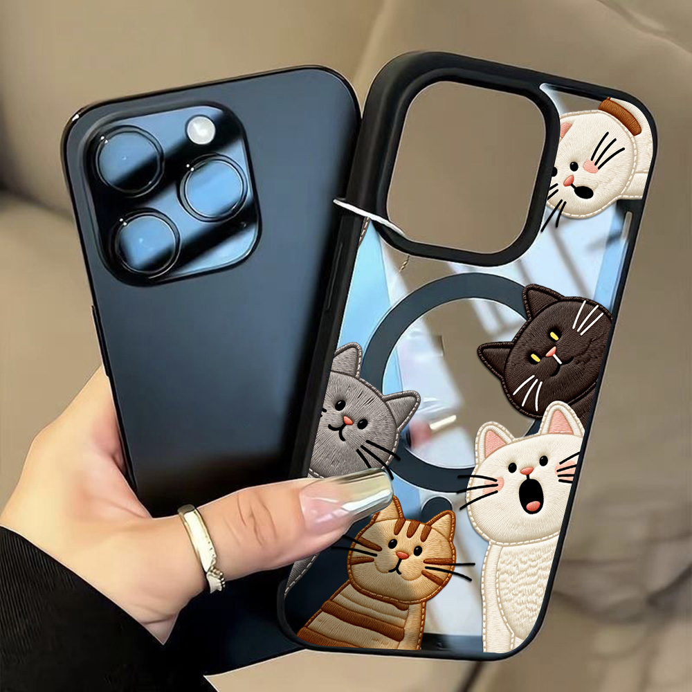 Casing HP Kucing Bordir Imitas - Phone Cases Popular ulasan dan harga